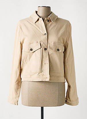 Veste casual beige LA FEE MARABOUTEE pour femme