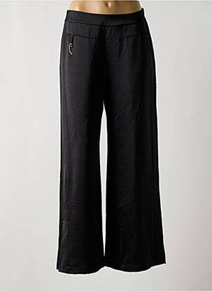 Pantalon large fermeture zip latéral taille haute noir ELISA CAVALETTI femme