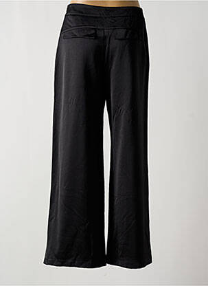 Pantalon large fermeture zip latéral taille haute noir ELISA CAVALETTI femme