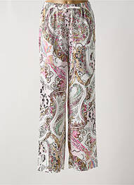 Pantalon large coupe fluide taille haute blanc MARC CAIN femme