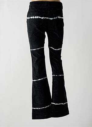 Pantalon flare stretch taille haute noir LAUREN VIDAL femme