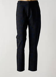 Pantalon droit stretch taille normale noir ONE STEP femme