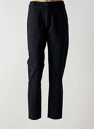 Pantalon droit stretch taille normale noir ONE STEP femme