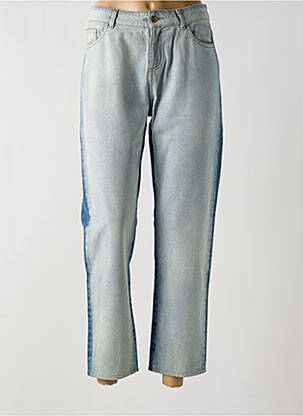 Jeans boyfriend taille haute taille haute bleu I.CODE (By IKKS) femme