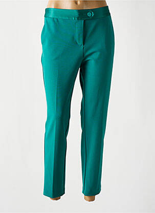 Pantalon chino taille basse taille basse vert IMPERIAL femme