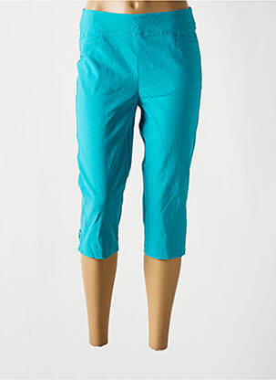 Corsaire stretch taille haute bleu JOSEPH RIBKOFF femme
