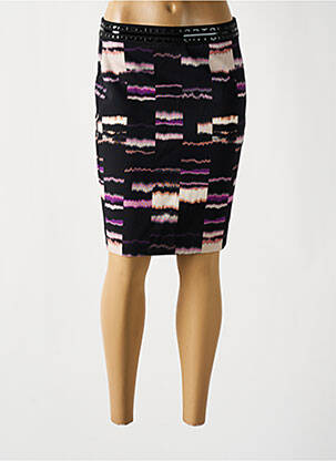 Jupe mi-longue stretch noir MARC CAIN femme