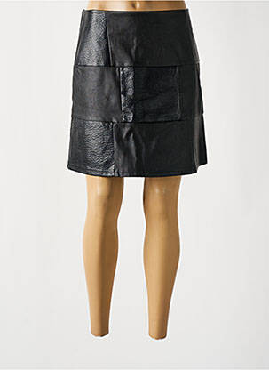 Jupe courte taille normale noir NÜ femme