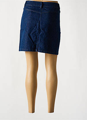 Jupe courte coupe droite bleu I.CODE (By IKKS) femme
