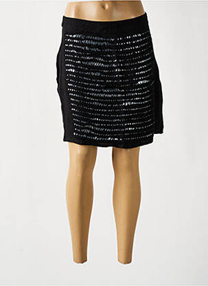 Jupe courte coupe droite noir NÜ femme