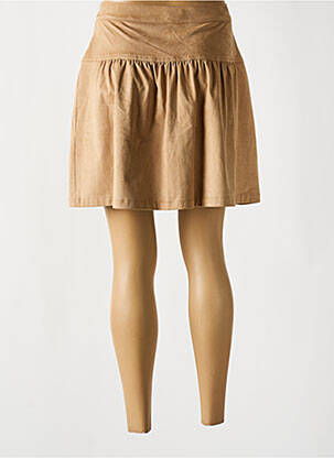 Jupe longue taille haute beige LIU JO femme