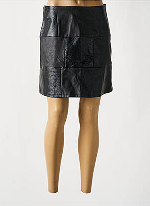 Jupe courte taille normale noir NÜ femme