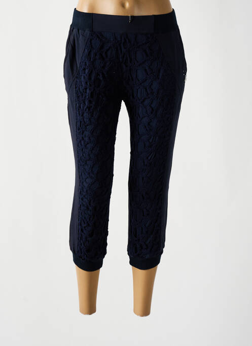 Pantacourt stretch taille normale bleu ELISA CAVALETTI femme