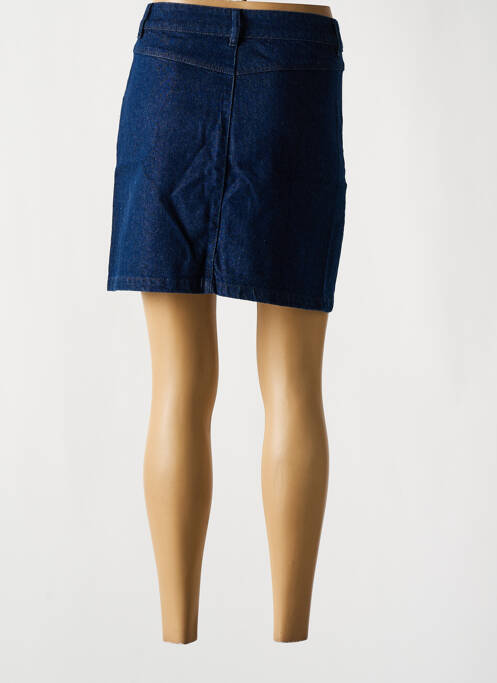 Jupe courte coupe droite bleu I.CODE (By IKKS) femme