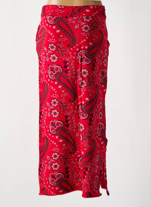 Jupe longue rouge IMPREVU pour femme