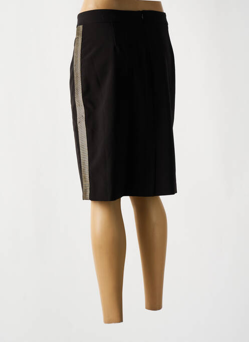 Jupe mi-longue noir LAUREN VIDAL pour femme