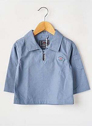 Blouse manches longues manches longues bleu WEEK END A LA MER fille