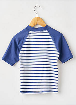 T-shirt stretch manches courtes bleu WEEK END A LA MER garcon