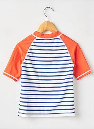 T-shirt stretch manches courtes orange WEEK END A LA MER garçon