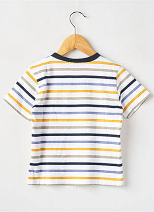 T-shirt stretch manches courtes bleu WEEK END A LA MER garcon