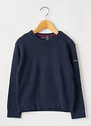 Pull bleu WEEK END A LA MER pour enfant