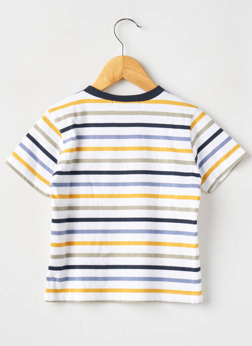 T-shirt stretch manches courtes bleu WEEK END A LA MER garcon