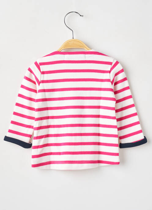 T-shirt rose WEEK END A LA MER pour fille