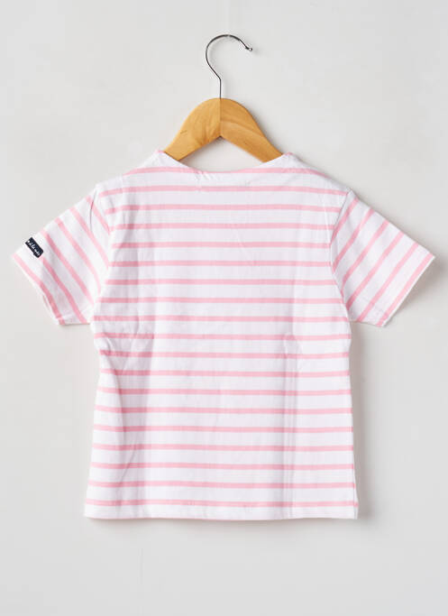 T-shirt rose WEEK END A LA MER fille