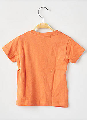 T-shirt stretch manches courtes orange WEEK END A LA MER garçon
