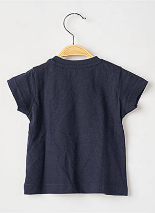 T-shirt coupe cintrée manches courtes bleu WEEK END A LA MER fille