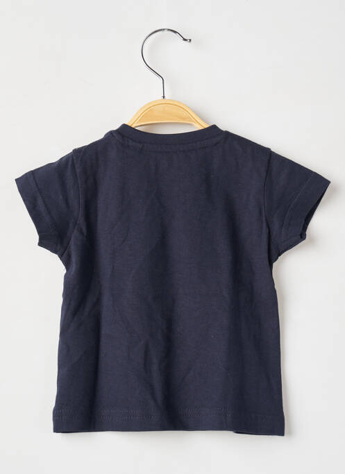 T-shirt coupe cintrée manches courtes bleu WEEK END A LA MER fille