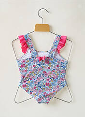 Maillot de bain 1 pièce bleu WEEK END A LA MER pour fille seconde vue