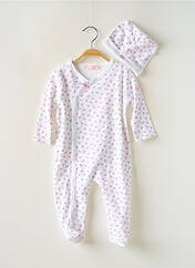 Pyjama rose WEEK END A LA MER pour fille seconde vue