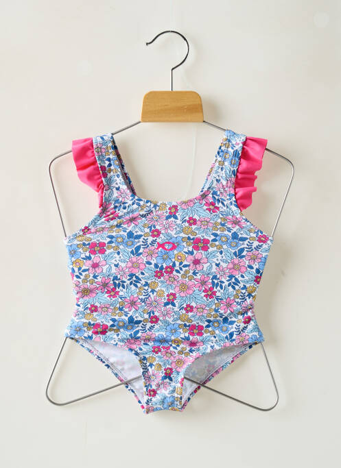 Maillot de bain 1 pièce bleu WEEK END A LA MER pour fille