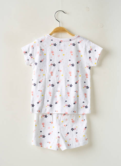 Pyjama blanc WEEK END A LA MER pour fille