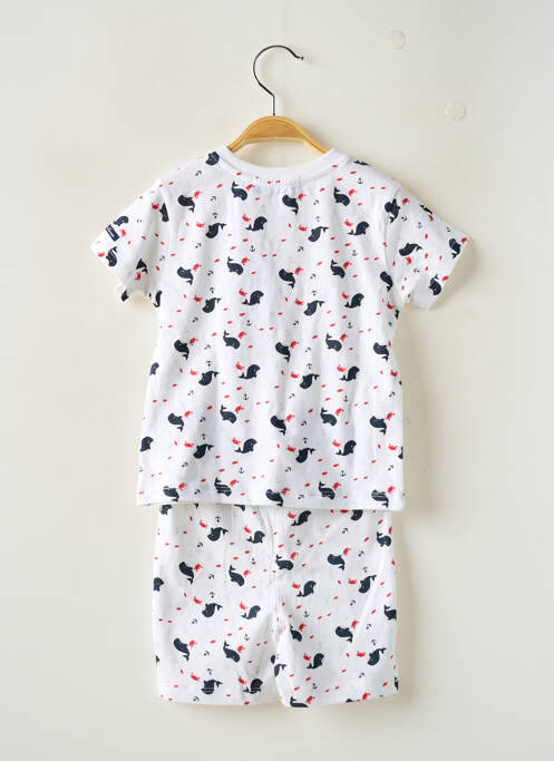 Pyjama blanc WEEK END A LA MER pour garçon