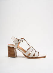 Sandales/Nu pieds blanc ALIWELL pour femme seconde vue