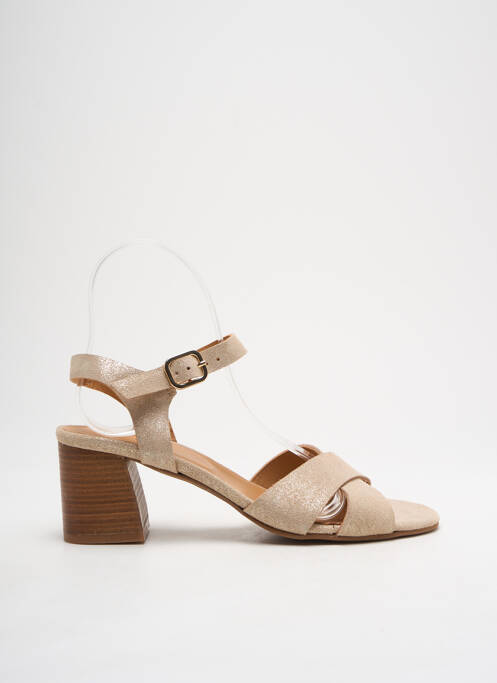 Sandales/Nu pieds beige ALIWELL pour femme