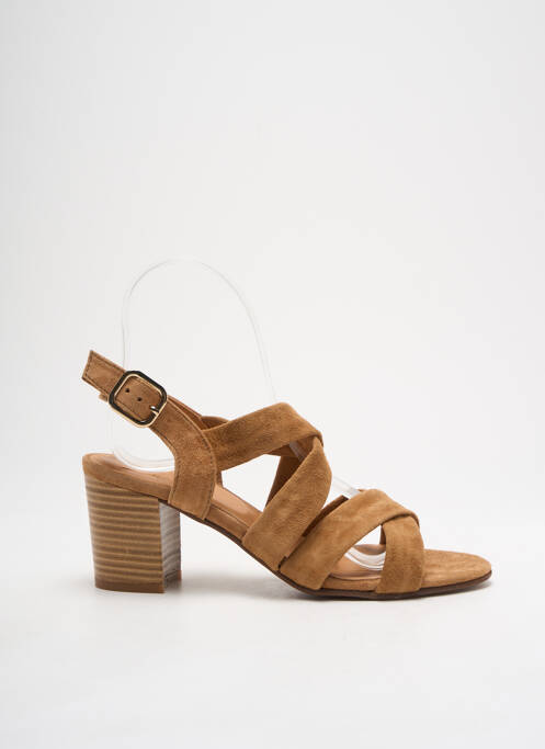 Sandales/Nu pieds marron ALIWELL pour femme