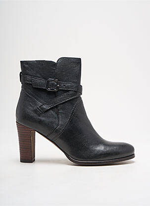 Bottines/boots matière lisse talon de 4 à 6cm noir ALIWELL femme