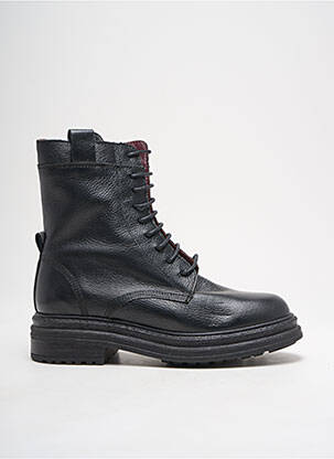 Bottines/boots matière lisse talon de 4 à 6cm noir ALIWELL femme