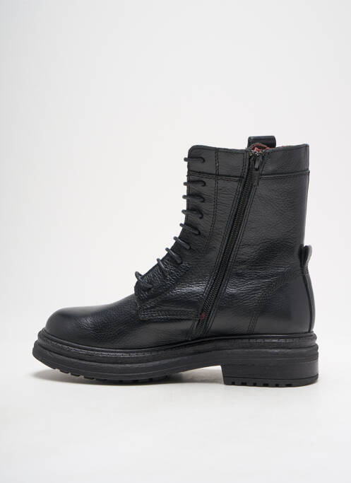 Bottines/boots fermeture zip et lacets talon de 4 à 6cm noir ALIWELL femme