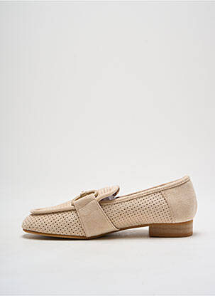 Mocassins bout rond talon plat jusqu'à 3cm beige VANESSA WU femme