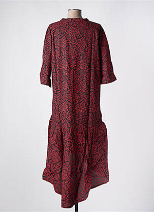 Robe mi-longue manches 3/4 manches 3/4 rouge SINOE BY BAMBOO'S femme