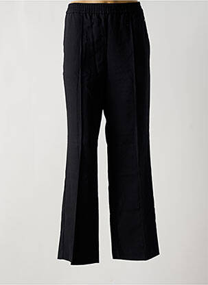 Pantalon large coupe fluide taille haute noir MNG femme