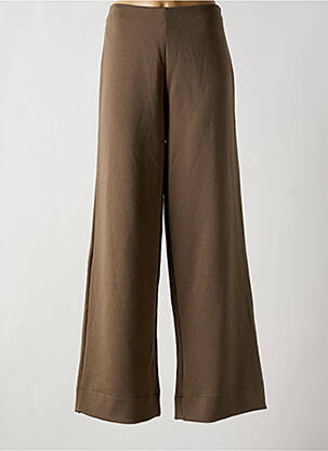 Pantalon large taille haute taille haute vert YUGEN femme