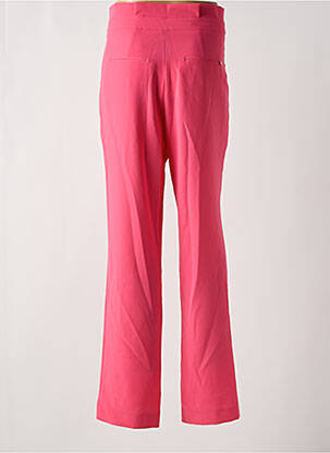 Pantalon droit taille haute taille haute rose KOCCA femme