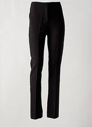 Pantalon slim stretch taille haute noir MANGO femme
