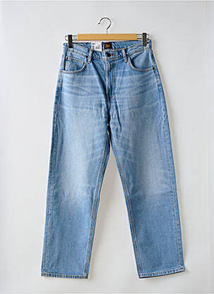 Jeans coupe droite stretch taille haute bleu LEE homme