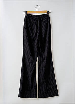 Pantalon flare stretch taille haute noir PLEASE femme